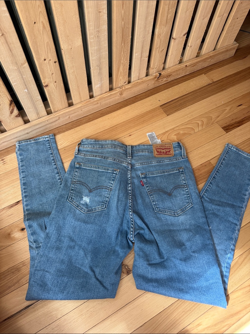 Levi's Light Blue Back Pocket Denim Jeans